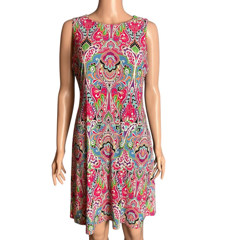 Tommy Hilfiger Paisley Sleeveless Dress 6